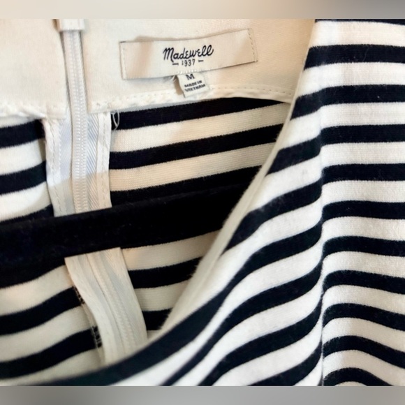 Madewell Verse Stripe Dress Size M - Picture 5 of 10
